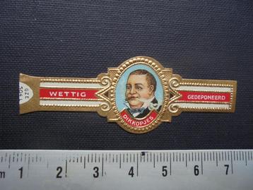 Oude sigarenband DIKKOPJES met portret en nr. GZE 504 L beschikbaar voor biedingen