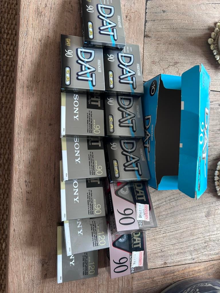 Nieuwe Maxell en Sony DAT tapes., Ophalen of Verzenden, Nieuw