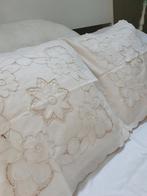 2 Kussenhoezen Kant Beige - Romantisch (ref 115), Ophalen of Verzenden, Nieuw, Beige, Vierkant