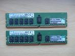 2x Samsung 8GB PC4-17000 DDR4-2133MHz Registered ECC CL15, Computers en Software, RAM geheugen, Server, DDR4, 8 GB, Ophalen of Verzenden
