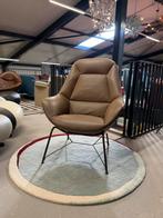 Nieuw Jori Prelude Lounge Fauteuil Celia Mokka leer Stoel, Jori, Nieuw, Leer, Ophalen of Verzenden