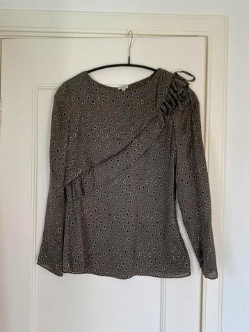 Blouse zijden Hoss Intropia top 38-40 beschikbaar voor biedingen