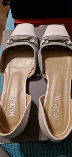 Madeleine schoenen maat 38 leer., Wit, Zo goed als nieuw, Madeleine, Ballerina's