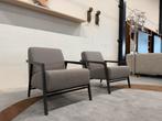 2 Showmodel Harvink Splinter fauteuils stof Design Stoel, Huis en Inrichting, Fauteuils, Harvink, Nieuw, 75 tot 100 cm, Ophalen of Verzenden