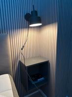 2 Nachtkastjes en 2 Zwarte Lampen set (Leen Bakker), Ophalen of Verzenden, Gebruikt, Hout