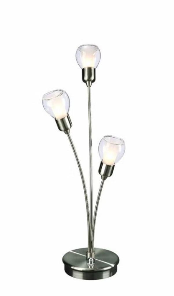 Eseo Durabo tafellamp, Huis en Inrichting, Lampen | Tafellampen, Zo goed als nieuw, Minder dan 50 cm, Glas, Metaal, Ophalen