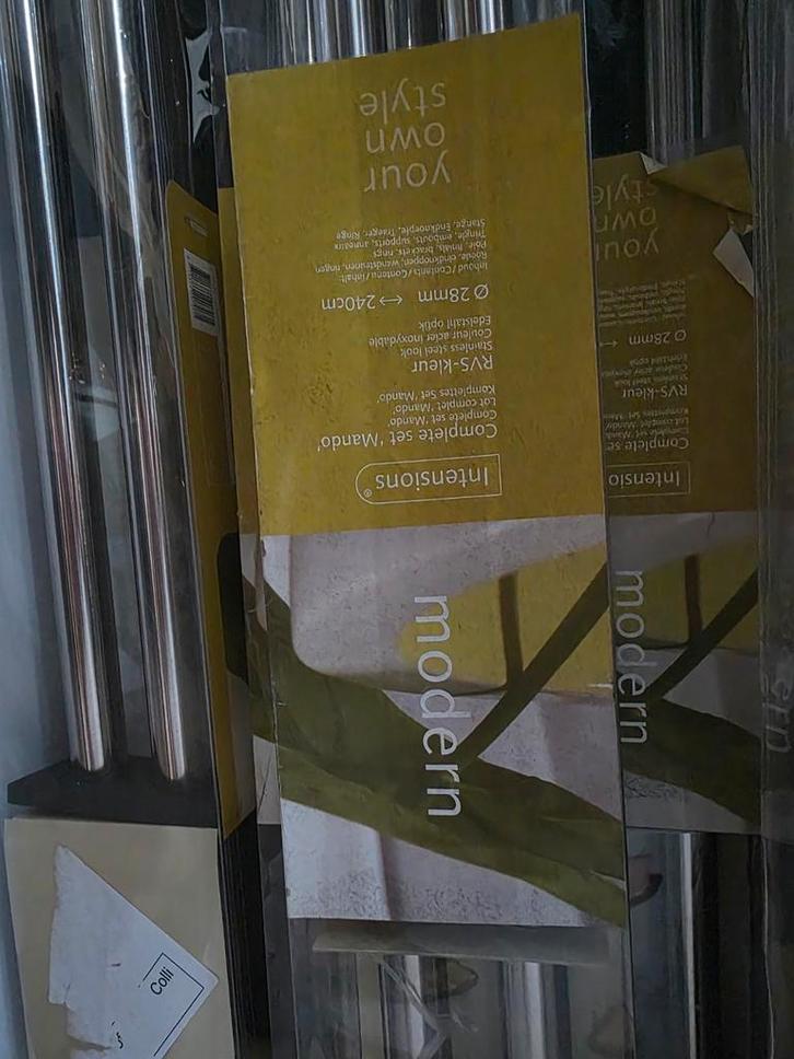 Nieuwe Intensions Mando Gordijnroede, Huis en Inrichting, Stoffering | Gordijnen en Lamellen, Nieuw, 200 cm of meer, 200 cm of meer