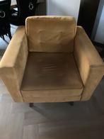 Fauteuil okergeel, Huis en Inrichting, Fauteuils, Ophalen of Verzenden, Gebruikt, 75 tot 100 cm