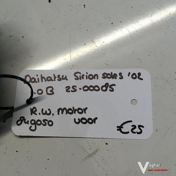 Daihatsu Sirion 1.0 B 5 drs 2002 2500085 Ruitenwissermotor 8, Auto-onderdelen, Ruiten en Toebehoren, Gebruikt, Ophalen of Verzenden