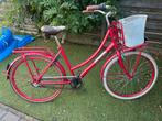 Mooie rode stadsfiets met mand!, Fietsen en Brommers, Fietsen | Dames | Damesfietsen, Gebruikt, 47 tot 50 cm, Versnellingen, Ophalen