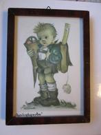 Lijstje met Hummel Prent 12 x 16 cm. Vintage, Verzamelen, Foto's en Prenten, Ophalen of Verzenden, Gebruikt
