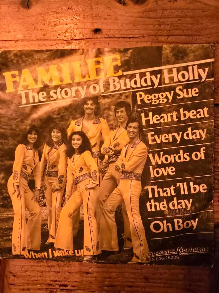 Familie - The Story of Buddy Holly Single, Cd's en Dvd's, Vinyl Singles, Gebruikt, Single, Pop, 7 inch, Ophalen of Verzenden