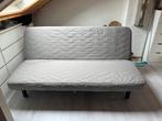 Mooie grijze slaapbank 2 persoons, Ophalen, Tweepersoons, 140 cm, Zo goed als nieuw