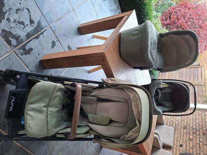 Nuna next mixx 3 in 1 kinderwagen, Kinderen en Baby's, Kinderwagens en Combinaties, Zo goed als nieuw, Overige merken, Met reiswieg