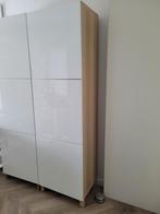 Ikea Besta Wandkast Hoogglans Wit 60x40 cm, Ophalen, Overige materialen, Met deur(en), Zo goed als nieuw
