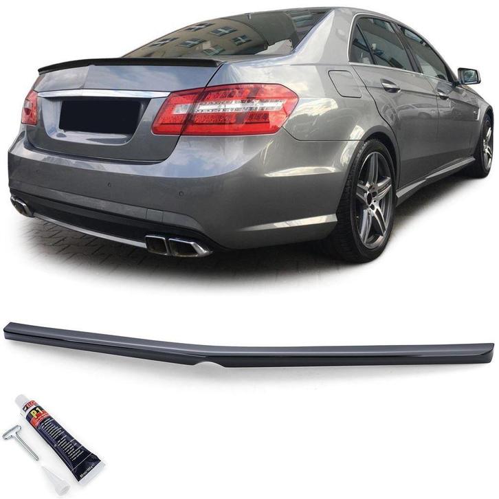 Spoiler Achterklep Zwart Voor Mercedes E Klasse W212 Sedan, Auto diversen, Tuning en Styling, Verzenden