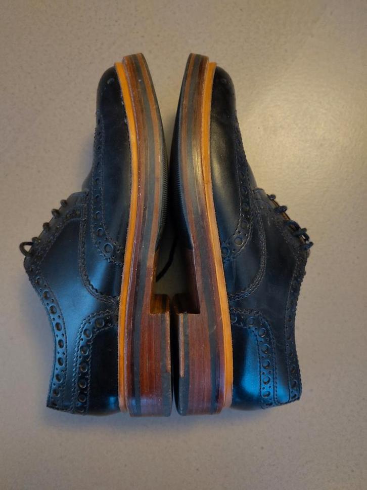 Grenson Brogue Schoenen - HANDMADE Maat 42, ARCHIE, Kleding | Heren, Schoenen, Zo goed als nieuw, Zwart, Ophalen of Verzenden