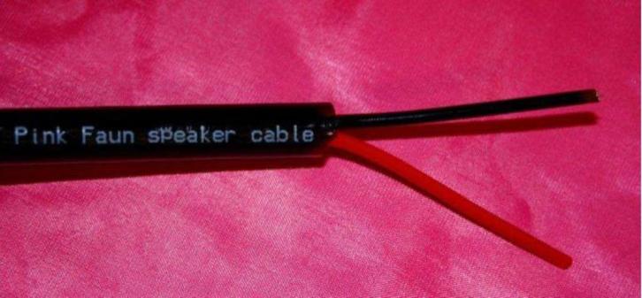 Pink Faun winkelvoorraad 3,3mm2 speaker cable 60% korting, Audio, Tv en Foto, Audiokabels en Televisiekabels, Nieuw, Luidsprekerkabel
