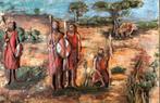schilderij Metaal 3d Maasai wall art wand kunst decoratieve, Zo goed als nieuw, Ophalen