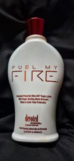 Devoted fuel my fire zonnebankcreme tingle, Ophalen of Verzenden, Zo goed als nieuw, Zonnebrand of After Sun