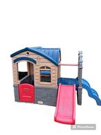 little tikes speelhuis en/met glijbaan (2-delig), Kinderen en Baby's, Speelgoed | Buiten | Speelhuisjes, Gebruikt, Ophalen