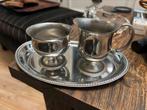 Alfra Alessi Italie 18/10 schaaltje roomstel melk suiker, Ophalen of Verzenden, Zo goed als nieuw, Ovaal, Metaal