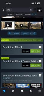 Sniper Elite 4 Deluxe - Global Steam Key, Nieuw,, Online, Vanaf 18 jaar, Shooter, 1 speler
