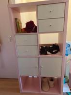 Ikea Kallax 4x2 roze, Ophalen, Gebruikt, Minder dan 150 cm, Minder dan 100 cm