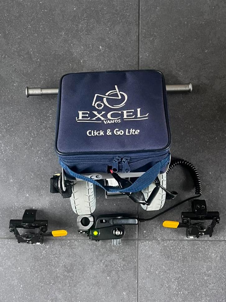 Excel Duwhulp Click & Go Lite | 2 extra accu’s & extra kabel, Diversen, Rolstoelen, Gebruikt, Duwrolstoel, Ophalen