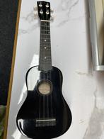 Zwarte Harley Benton sopraan ukelele HBUK12 met gigbag, Overige merken, Gebruikt, Hollow body, ....................................