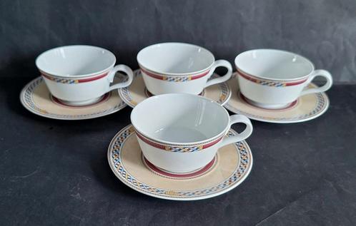 Hutschenreuther vier porseleinen theekop/schotels.Pantheon., Huis en Inrichting, Keuken | Servies, Nieuw, Kop(pen) en/of Schotel(s)