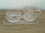 Nachtmann kristallen suiker en melksetje, Antiek en Kunst, Antiek | Glas en Kristal, Ophalen of Verzenden