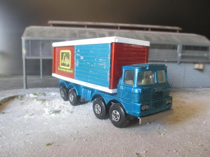 1/64 Scammell Freight Liner Matchbox SuperKings K-14 1971, Hobby en Vrije tijd, Modelauto's | Overige schalen, Gebruikt, Ophalen of Verzenden