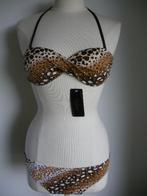 VERIJZEN bikini bruin ecru met rokje maat M / 38 - nieuw -, Kleding | Dames, Badmode en Zwemkleding, Bruin, Nieuw, Ophalen of Verzenden