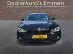 BMW 4-serie Gran Coupé 418i ECC LMV NAVIGATIE XENON, Auto's, Automaat, Gebruikt, Euro 6, Zwart