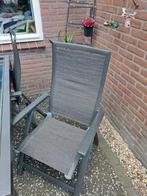 4 keer tuinstoelen verstelbaar., Tuin en Terras, Ophalen, Zo goed als nieuw