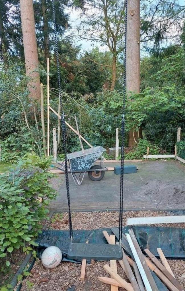 Schommel Rubber Curve, Kinderen en Baby's, Speelgoed | Buiten | Speeltoestellen, Zo goed als nieuw, Schommel, Ophalen of Verzenden