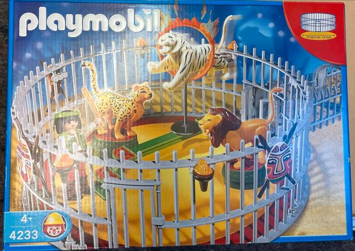 Playmobil 4233 Circus Leeuwenkooi, Kinderen en Baby's, Speelgoed | Playmobil, Gebruikt, Complete set, Ophalen of Verzenden