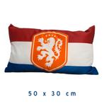 Fan kussen Nederlands Elftal met vlag | 50 x 30 cm