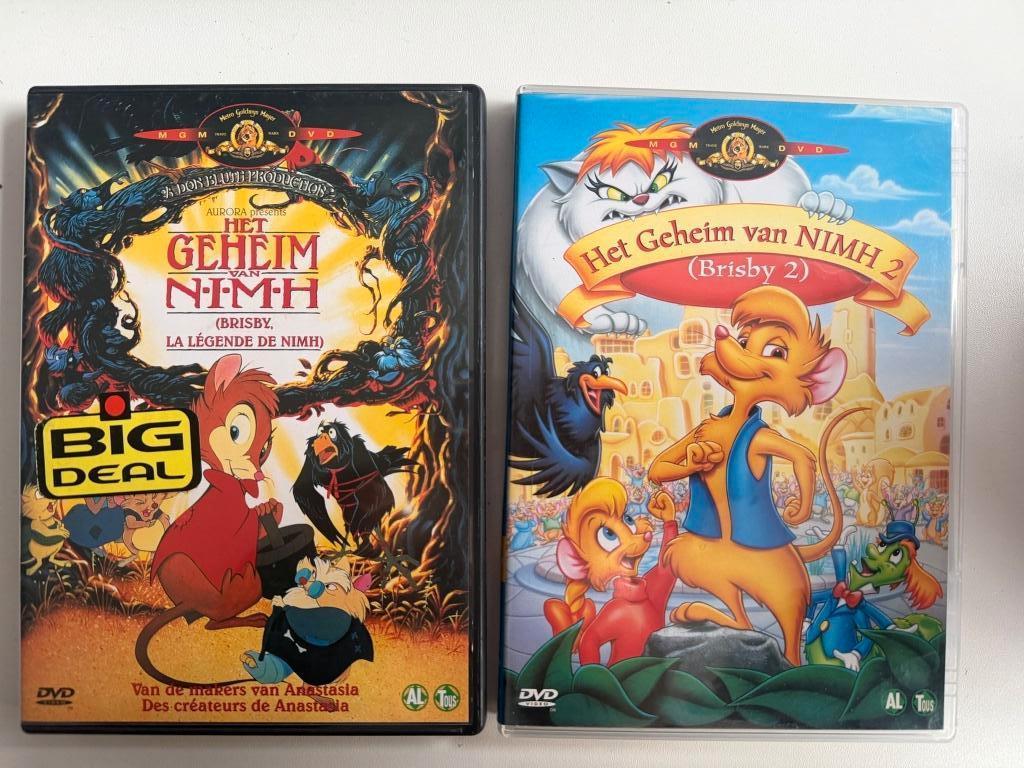 Het Geheim Van Nimh 1+2 DVD/ ACTIE 5=4, Alle leeftijden, Ophalen of Verzenden, Zo goed als nieuw, Amerikaans