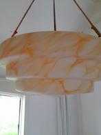 albast hanglamp vintage art deco, Huis en Inrichting, Lampen | Hanglampen, Ophalen, Overige materialen, Gebruikt, 50 tot 75 cm