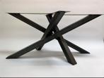 Zwart stalen tafelpoot, Huis en Inrichting, Tafelonderdelen, Ophalen, Nieuw, Rechthoekig, 50 tot 100 cm