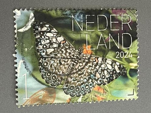 3015 Nederland 2024 - Vlinder Bonaire -4e links - gestempeld, Postzegels en Munten, Postzegels | Nederland, Gestempeld, Na 1940