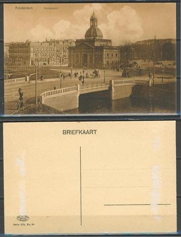 Amsterdam 1924 Muiderpoort Ansichtkaart 955 jdu beschikbaar voor biedingen
