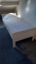 Elektrisch verstelbaar seniorenbed hoge instap. 90x200, Ophalen, 90 cm, Eenpersoons, Hout