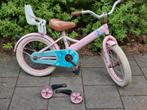 Popal meisjes fiets 16", Fietsen en Brommers, Ophalen, Gebruikt, 16 tot 20 inch, Zijwieltjes