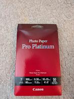 Canon Pro Platinum fotopapier - 50 vel (minus 1), Audio, Tv en Foto, Fotografie | Fotopapier, Ophalen of Verzenden, Zo goed als nieuw