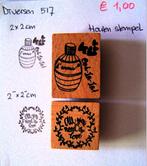 Diversen 517 Houten stempel, Ophalen of Verzenden, Gebruikt, Houten stempel