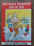 Kuifje parodie - een jonge reporter aan de rol, Eén stripboek, Bastaard uitgeverij, Ophalen of Verzenden, Zo goed als nieuw