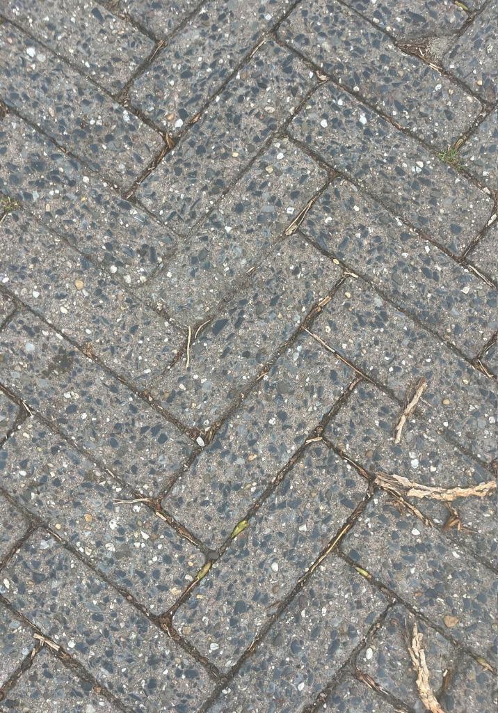 gebruikte betonne dikformaten heide rood, Tuin en Terras, Tegels en Klinkers, Gebruikt, Klinkers, Beton, Ophalen of Verzenden